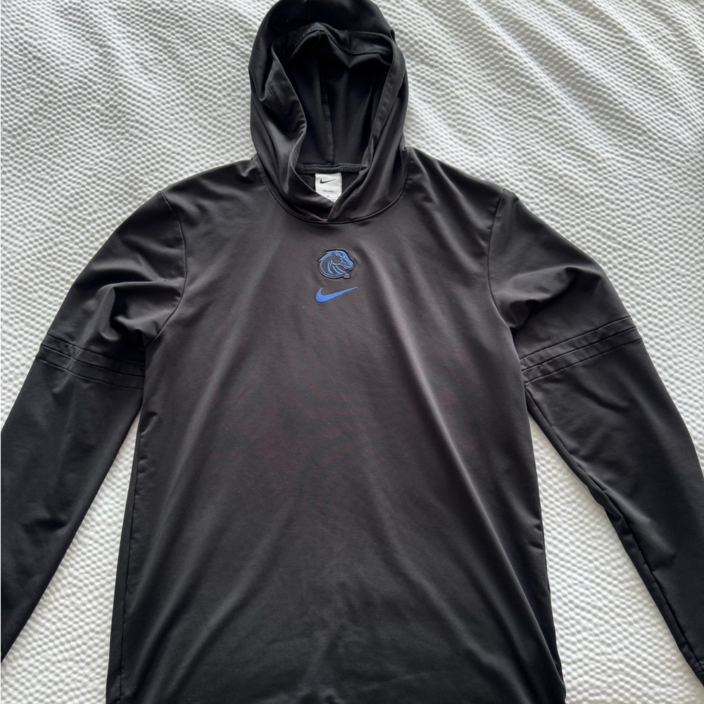 EUC Men’s Boise St Nike Black Athletic Hoodie Sweatshirt Medium